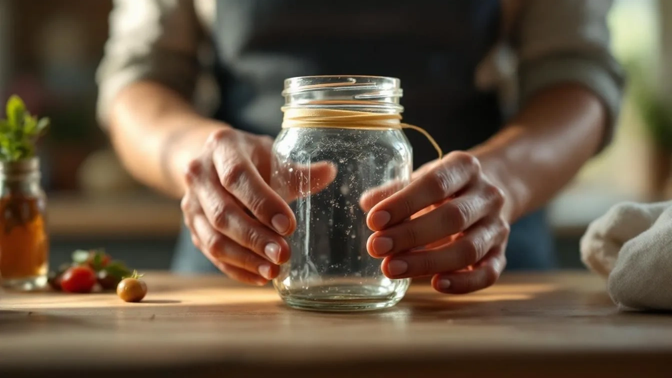 Coperchi bloccati: il trucco dell’elastico per aprire ogni barattolo subito