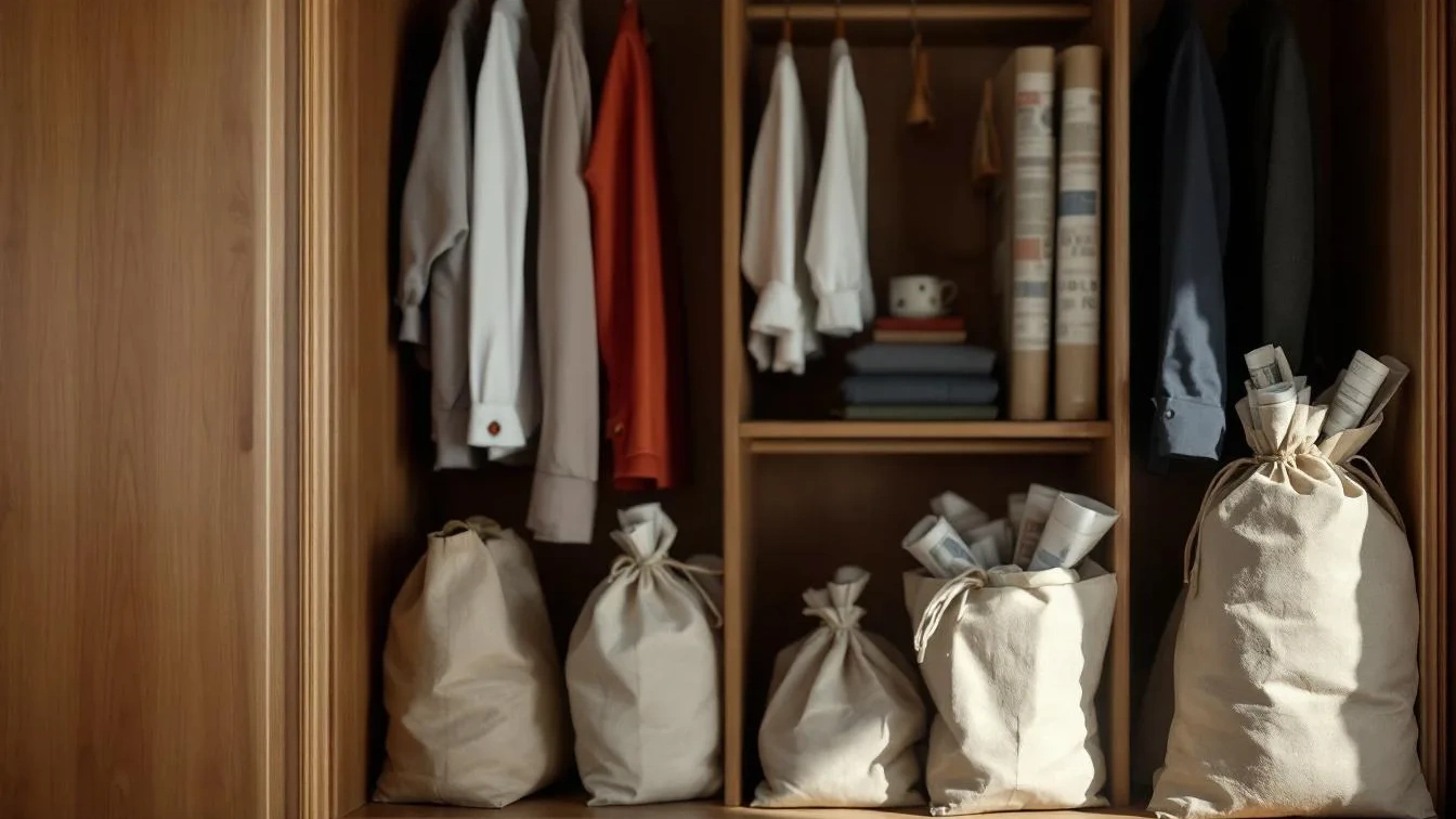 Giornali vecchi nelle borse: il segreto per mantenerne la forma nell’armadio