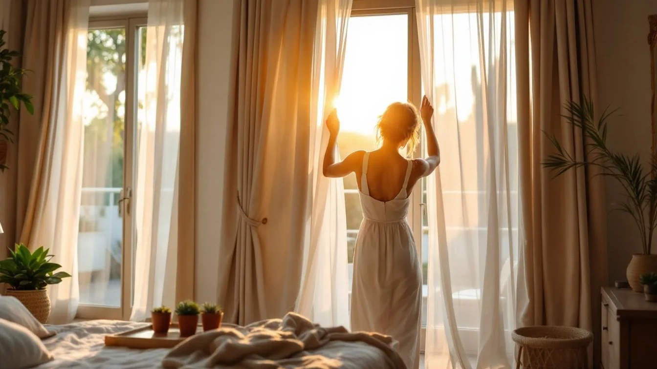 Il segreto della luce naturale: perché devi aprire le tende entro le 08:30