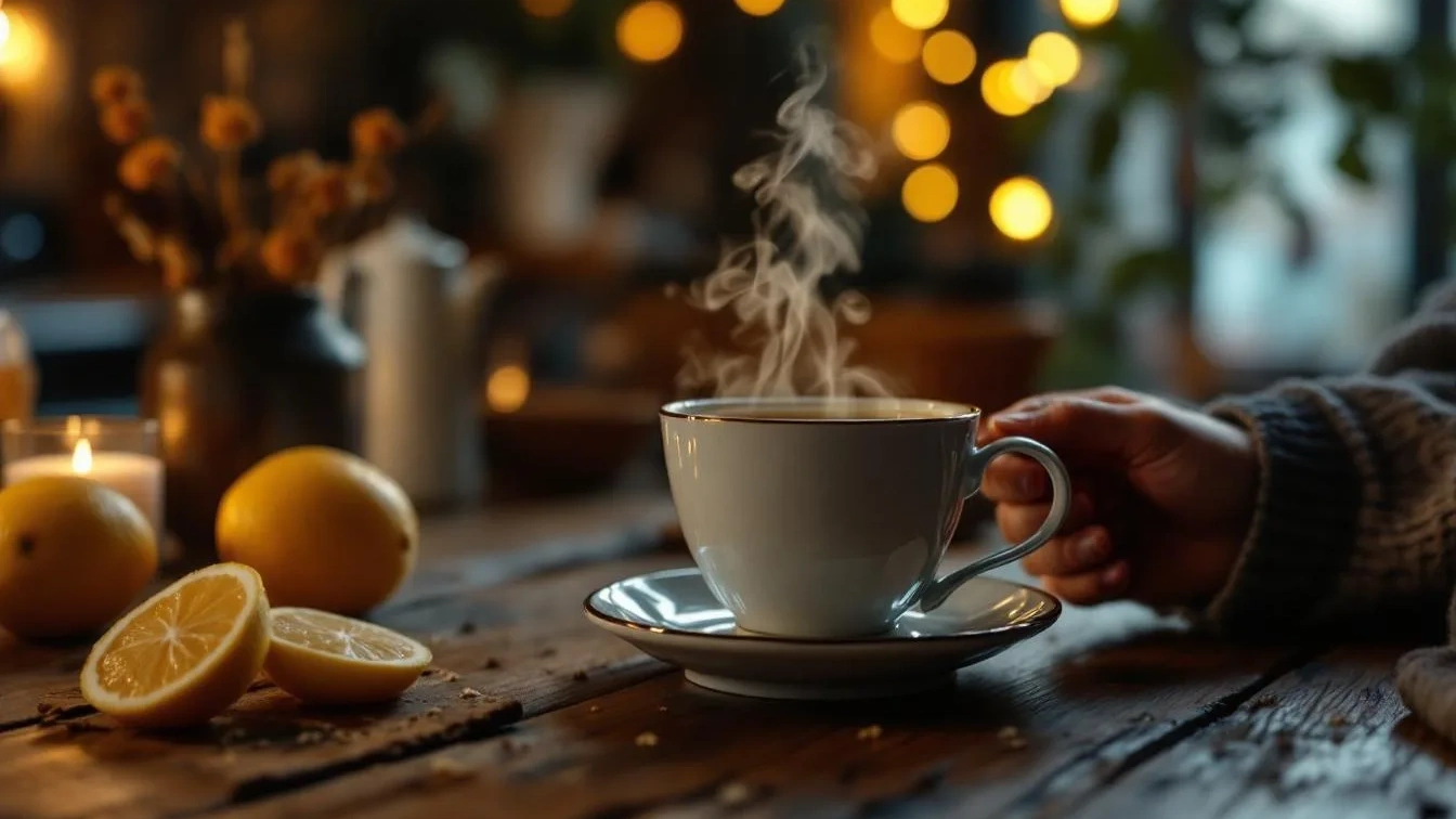 Infuso di Malva e limone: il segreto della buonanotte per un ventre piatto