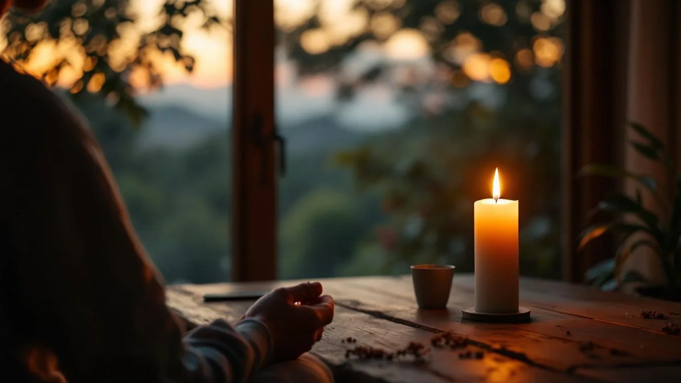 Meditazione della candela: 5 minuti stasera per visualizzare i tuoi obiettivi