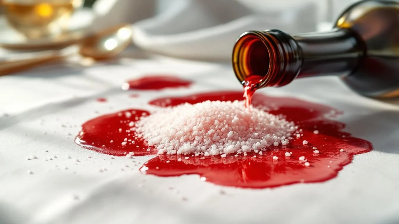 Sale grosso sulle macchie di spumante: l’errore da non fare sulla tovaglia